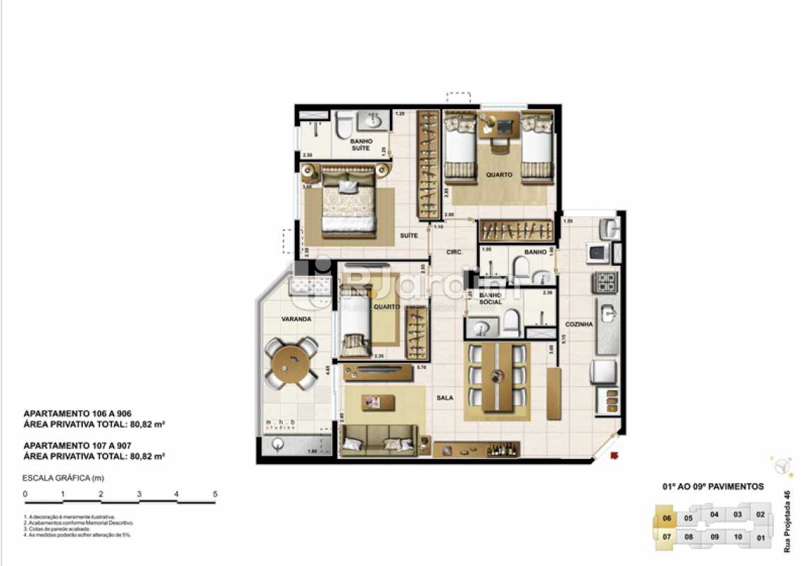 Conheça PLANTA APT 106 do imóvel - Cobertura Recreio dos Bandeirantes, Zona Oeste - Barra e Adjacentes,Rio de Janeiro, RJ À Venda, 3 Quartos, 167m² - LACO30093 - 28 PLANTA APT 106 - Cobertura Recreio dos Bandeirantes, Zona Oeste - Barra e Adjacentes,Rio de Janeiro, RJ À Venda, 3 Quartos, 167m² - LACO30093 - 28