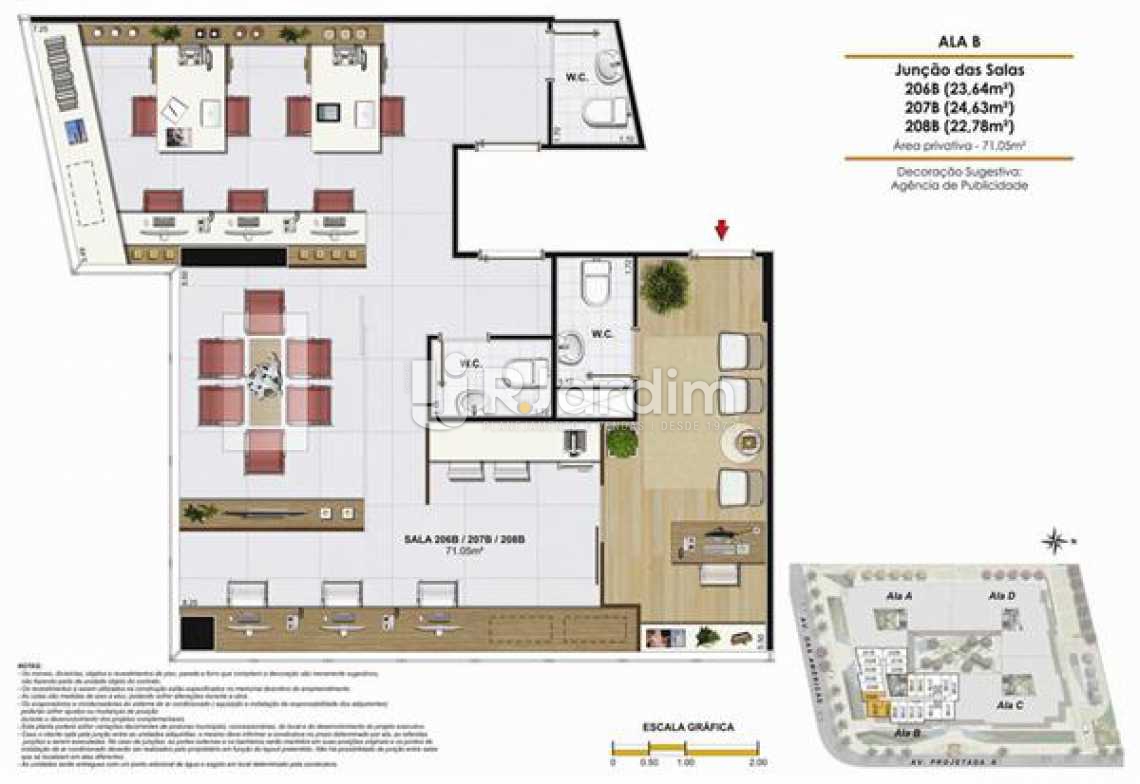 Conheça SALA 206 B do imóvel - Sala Comercial À VENDA, Recreio dos Bandeirantes, Rio de Janeiro, RJ - LASL00066 - 21 SALA 206 B - Sala Comercial À VENDA, Recreio dos Bandeirantes, Rio de Janeiro, RJ - LASL00066 - 21