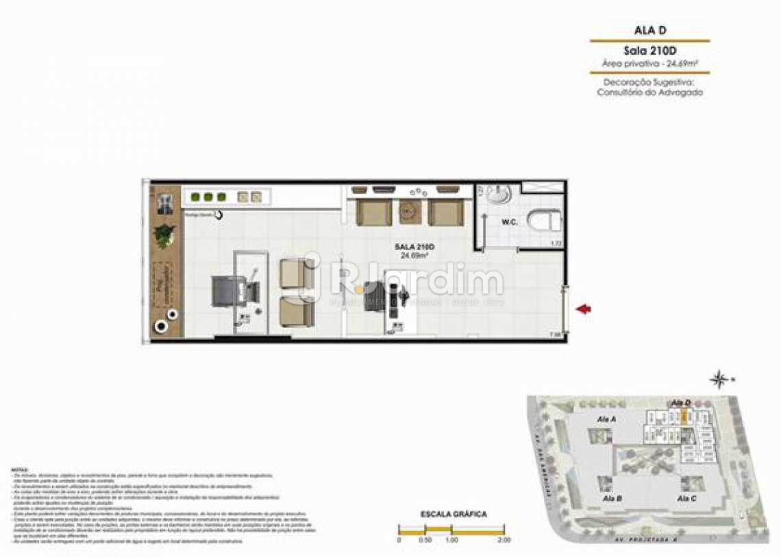 Conheça SALA 210 D do imóvel - Sala Comercial À VENDA, Recreio dos Bandeirantes, Rio de Janeiro, RJ - LASL00066 - 23 SALA 210 D - Sala Comercial À VENDA, Recreio dos Bandeirantes, Rio de Janeiro, RJ - LASL00066 - 23