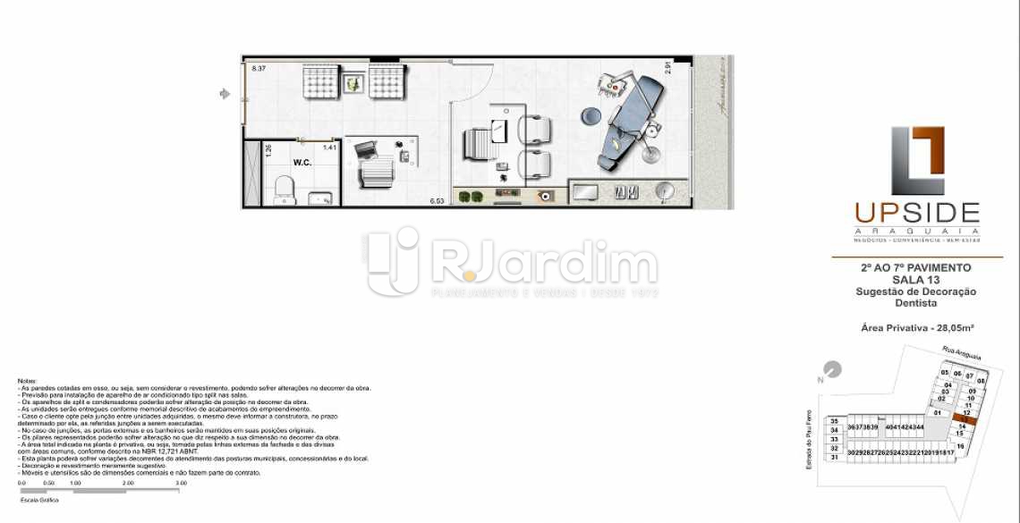 Conheça PLANTA-SALA-13-DENTISTA do imóvel - Sala Comercial À VENDA, Freguesia (Jacarepaguá), Rio de Janeiro, RJ - LASL00073 - 23 PLANTA-SALA-13-DENTISTA - Sala Comercial À VENDA, Freguesia (Jacarepaguá), Rio de Janeiro, RJ - LASL00073 - 23