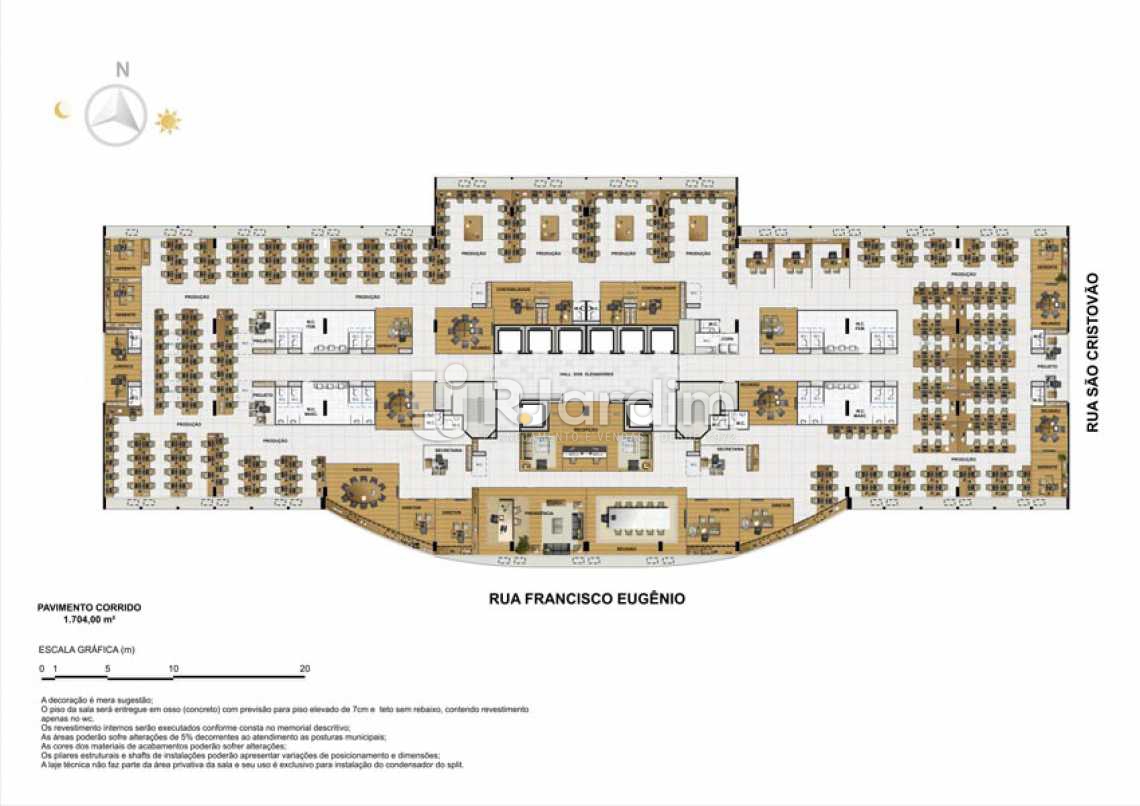 Conheça PAVIMENTO CORRIDO do imóvel - Sala Comercial À VENDA, São Cristóvão, Rio de Janeiro, RJ - LASL00074 - 20 PAVIMENTO CORRIDO - Sala Comercial À VENDA, São Cristóvão, Rio de Janeiro, RJ - LASL00074 - 20