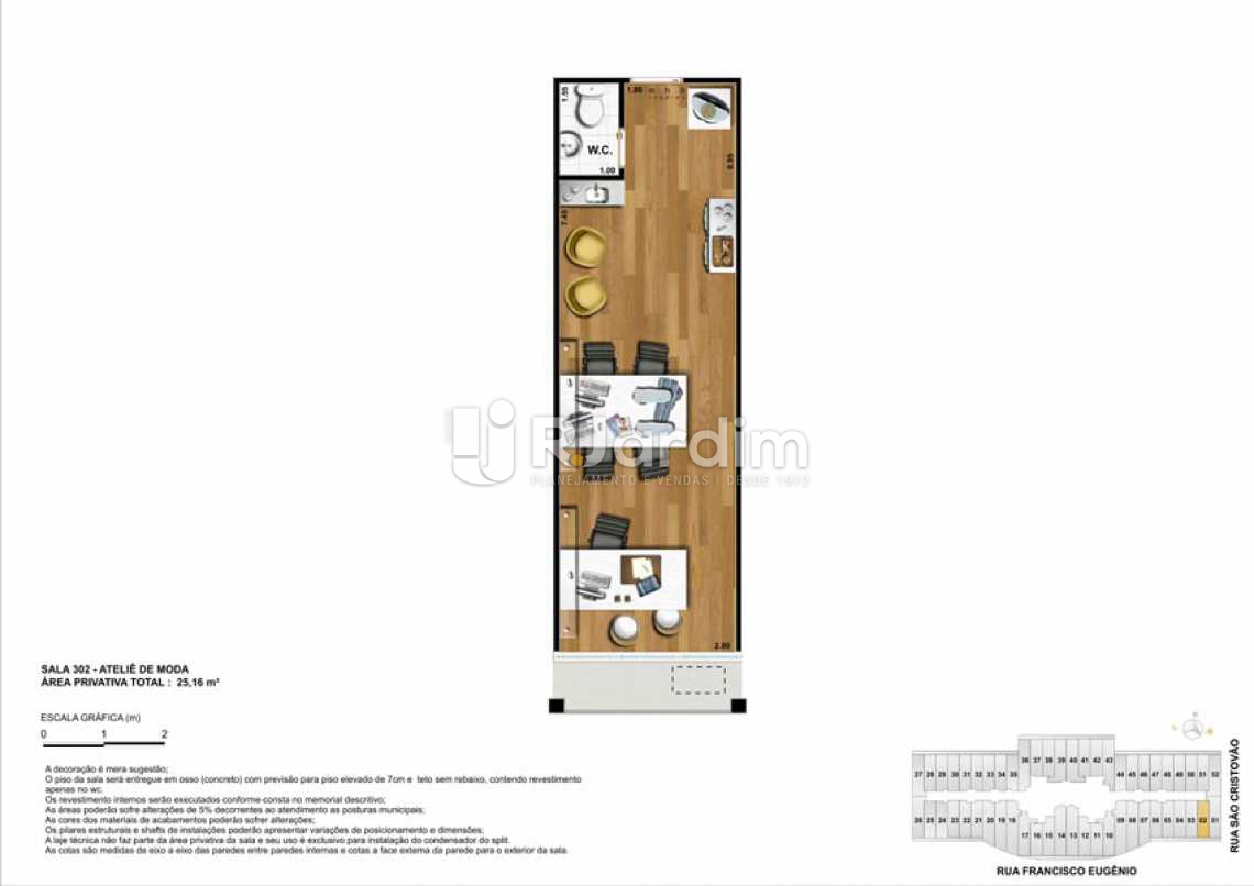 Conheça PLANTA MODA do imóvel - Sala Comercial À VENDA, São Cristóvão, Rio de Janeiro, RJ - LASL00074 - 21 PLANTA MODA - Sala Comercial À VENDA, São Cristóvão, Rio de Janeiro, RJ - LASL00074 - 21
