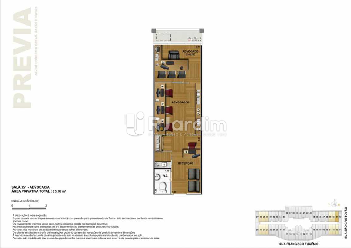 Conheça SALA ADVOCACIA do imóvel - Sala Comercial À VENDA, São Cristóvão, Rio de Janeiro, RJ - LASL00074 - 23 SALA ADVOCACIA - Sala Comercial À VENDA, São Cristóvão, Rio de Janeiro, RJ - LASL00074 - 23