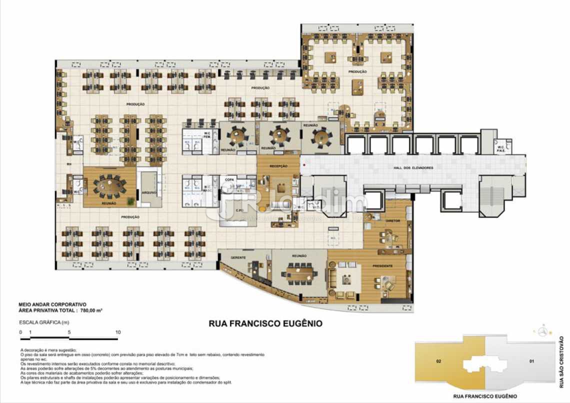 Conheça UNIÃO MEIO PAVIMENTO do imóvel - Sala Comercial À VENDA, São Cristóvão, Rio de Janeiro, RJ - LASL00074 - 27 UNIÃO MEIO PAVIMENTO - Sala Comercial À VENDA, São Cristóvão, Rio de Janeiro, RJ - LASL00074 - 27