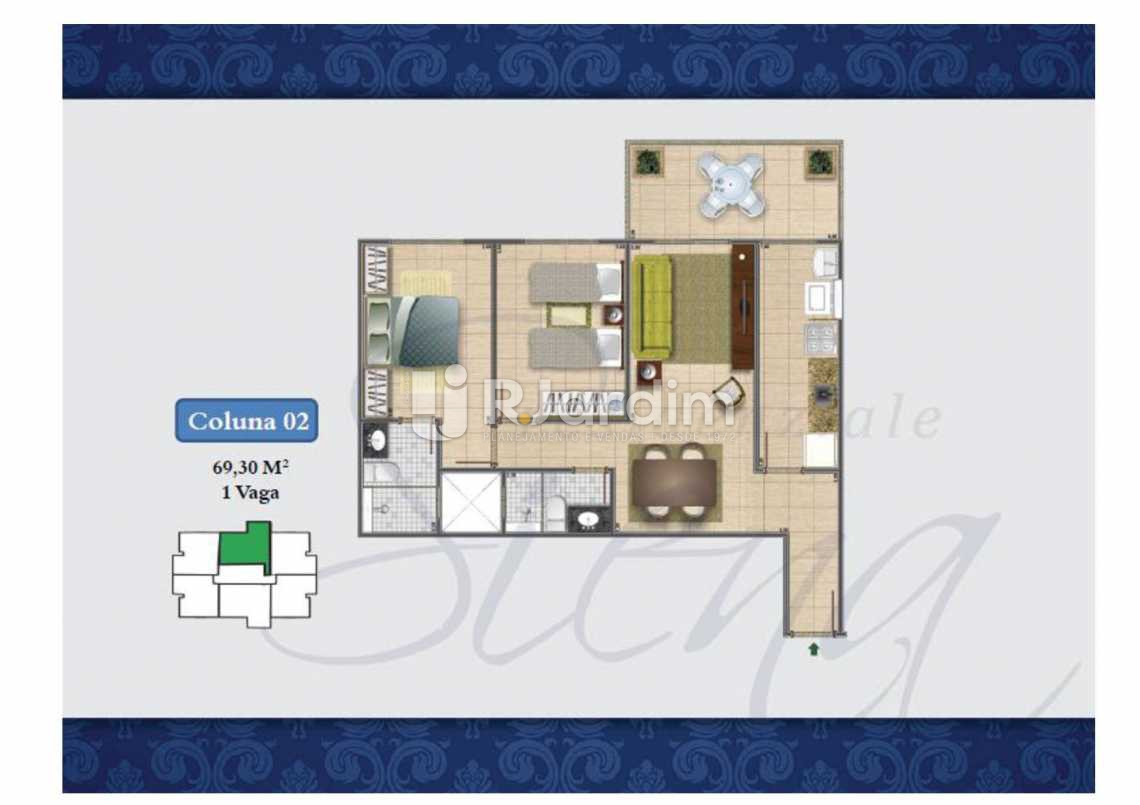 Conheça PLANTA COL 2 69,30M² do imóvel - Apartamento À VENDA, Méier, Rio de Janeiro, RJ - LAAP20552 - 18 PLANTA COL 2 69,30M² - Apartamento À VENDA, Méier, Rio de Janeiro, RJ - LAAP20552 - 18