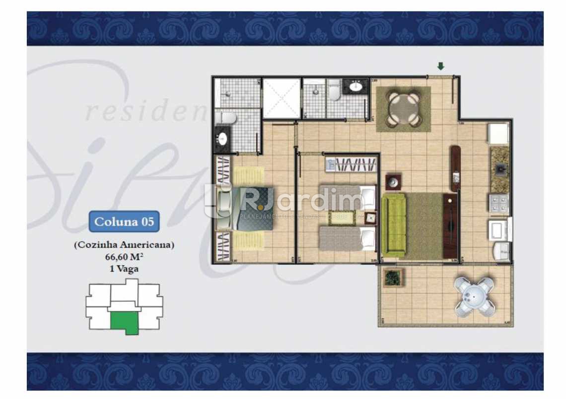 Conheça PLANTA COL 5 66,60M² COZ AMER do imóvel - Apartamento À VENDA, Méier, Rio de Janeiro, RJ - LAAP20552 - 23 PLANTA COL 5 66,60M² COZ AMER - Apartamento À VENDA, Méier, Rio de Janeiro, RJ - LAAP20552 - 23