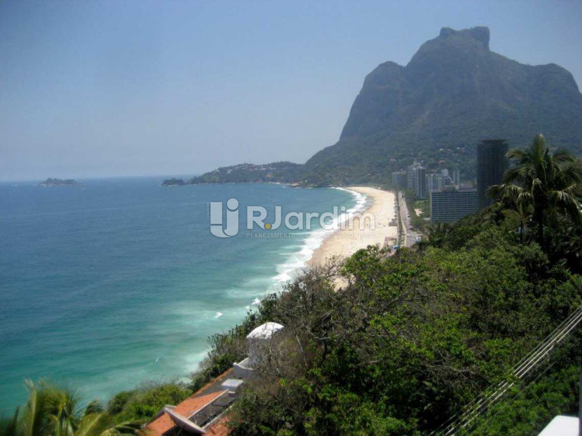 Conheça vista frontal mar do imóvel - Casa em Condominio À VENDA, São Conrado, Rio de Janeiro, RJ - LACN50004 - 1 vista frontal mar - Casa em Condominio À VENDA, São Conrado, Rio de Janeiro, RJ - LACN50004 - 1