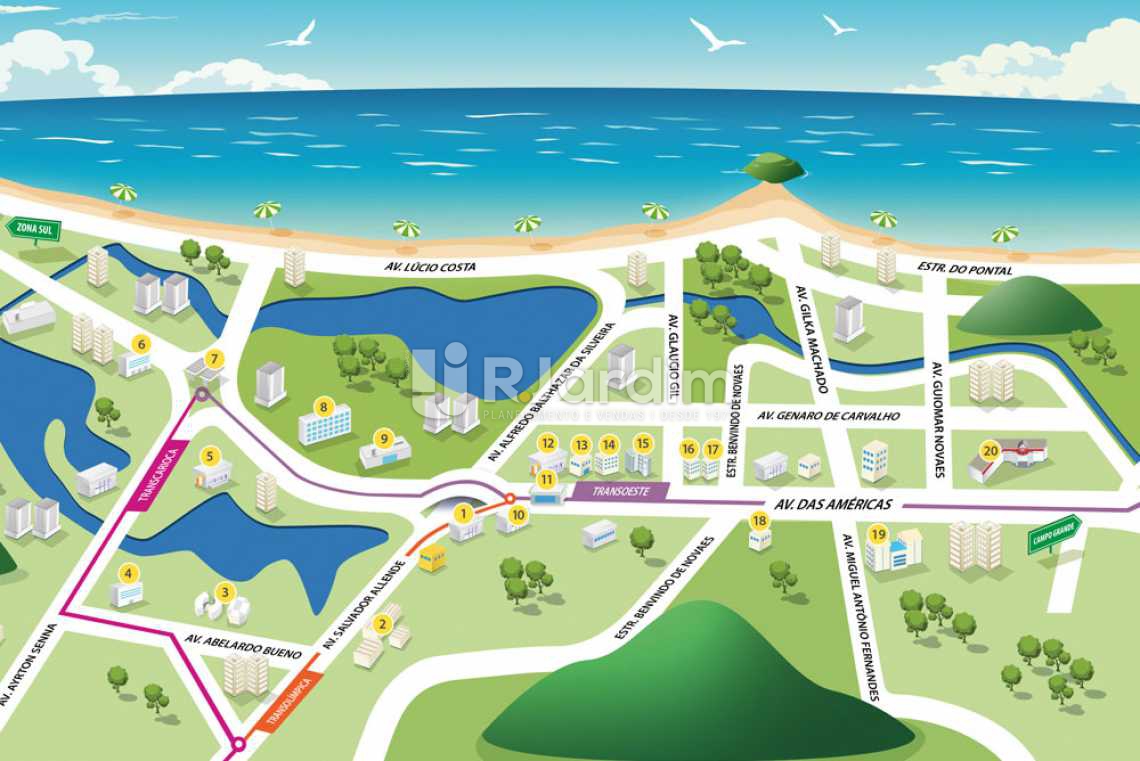 Conheça LOCALIZAÇÃO do imóvel - Barra Wave, Apartamento, Padrão, Residencial, Barra da Tijuca, Zona Oeste, Rio de Janeiro RJ - LAAP30835 - 26 LOCALIZAÇÃO - Barra Wave, Apartamento, Padrão, Residencial, Barra da Tijuca, Zona Oeste, Rio de Janeiro RJ - LAAP30835 - 26