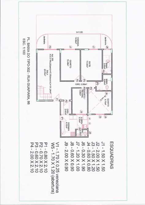 Conheça PLANTA 302 PAV INFERIOR do imóvel - Requinte da Praça Cobertura Tijuca 4 Quartos - LACO40199 - 21 PLANTA 302 PAV INFERIOR - Requinte da Praça Cobertura Tijuca 4 Quartos - LACO40199 - 21