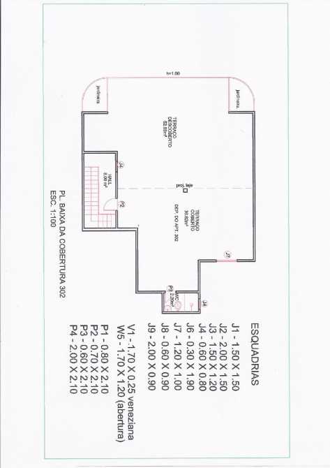 Conheça PLANTA 302 PAV SUPERIOR do imóvel - Requinte da Praça Cobertura Tijuca 4 Quartos - LACO40199 - 22 PLANTA 302 PAV SUPERIOR - Requinte da Praça Cobertura Tijuca 4 Quartos - LACO40199 - 22