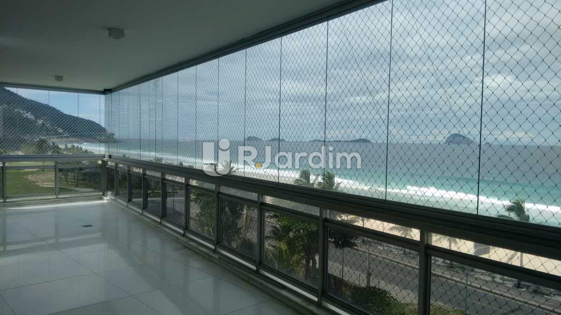 Conheça Varanda do imóvel - Imóveis Aluguel Apartamento São Conrado 4 Quartos - LAAP40456 - 6 Varanda - Imóveis Aluguel Apartamento São Conrado 4 Quartos - LAAP40456 - 6