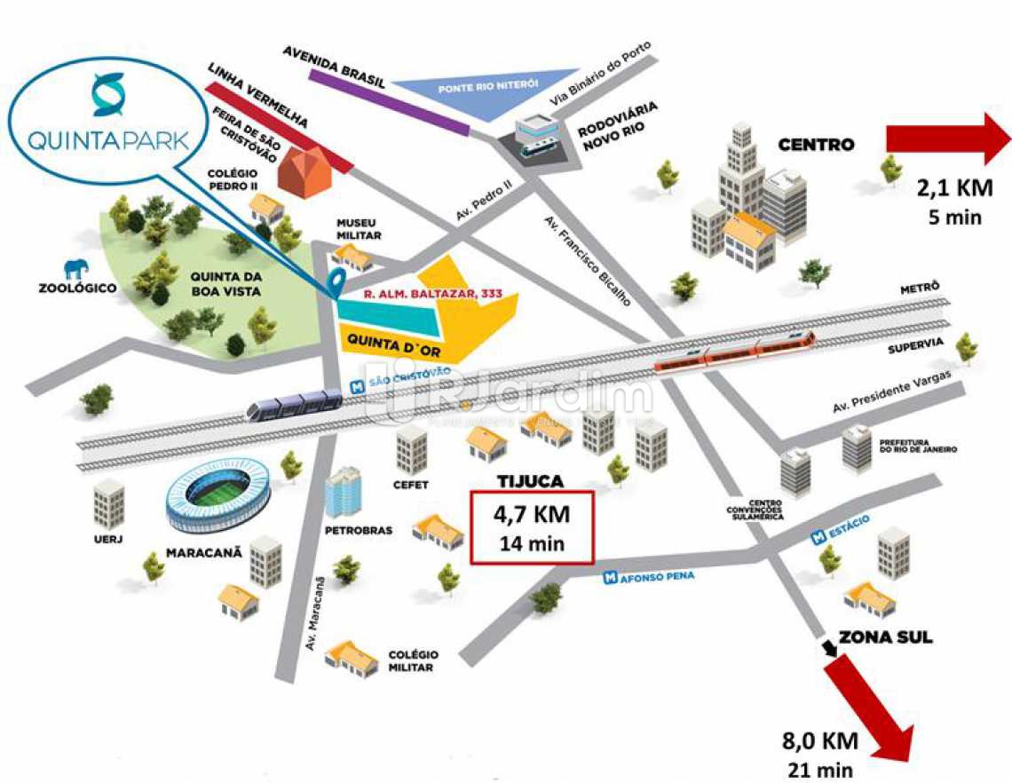 Conheça Localizacao do imóvel - Lançamento Quinta Park Imóveis Compra e Venda Imóveis Comerciais Zona Norte Salas E Andares - LASL00102 - 8 Localizacao - Lançamento Quinta Park Imóveis Compra e Venda Imóveis Comerciais Zona Norte Salas E Andares - LASL00102 - 8