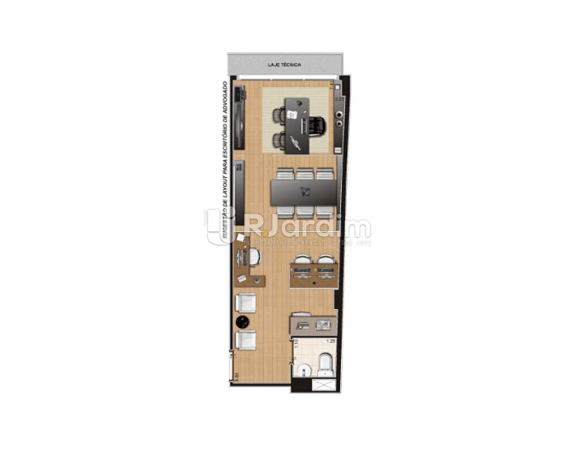 Conheça PLANTA SALA TIPO do imóvel - Loja À VENDA, Tijuca, Rio de Janeiro, RJ - LALJ00060 - 13 PLANTA SALA TIPO - Loja À VENDA, Tijuca, Rio de Janeiro, RJ - LALJ00060 - 13