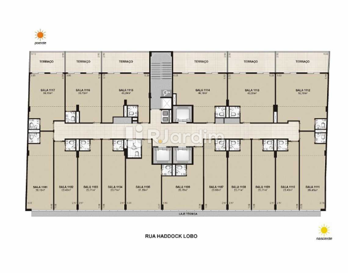 Conheça PLANTA COBERTURA do imóvel - Loja À VENDA, Tijuca, Rio de Janeiro, RJ - LALJ00060 - 19 PLANTA COBERTURA - Loja À VENDA, Tijuca, Rio de Janeiro, RJ - LALJ00060 - 19