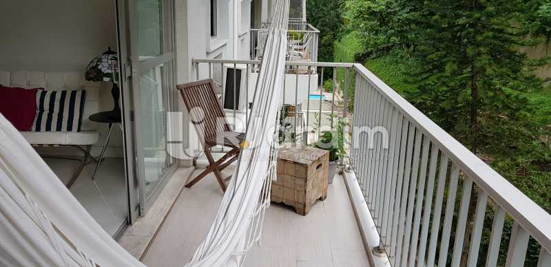 Conheça varanda do imóvel - Belíssimo apartamento, Lagoa, voltado para o verde. - LAAP10179 - 5 varanda - Belíssimo apartamento, Lagoa, voltado para o verde. - LAAP10179 - 5