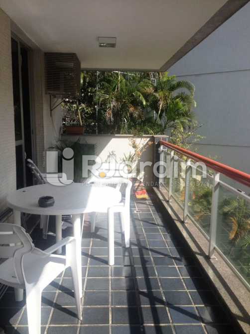 Conheça varanda do imóvel - Apartamento Lagoa 2 Quartos Garagem - LAAP20861 - 4 varanda - Apartamento Lagoa 2 Quartos Garagem - LAAP20861 - 4