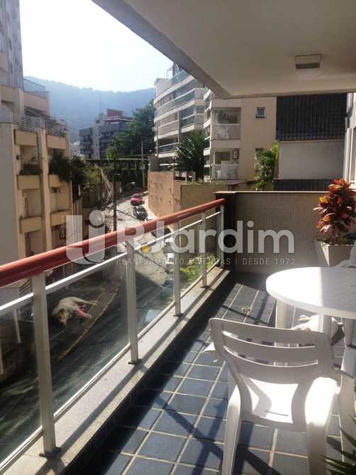 Conheça varanda do imóvel - Apartamento Lagoa 2 Quartos Garagem - LAAP20861 - 3 varanda - Apartamento Lagoa 2 Quartos Garagem - LAAP20861 - 3