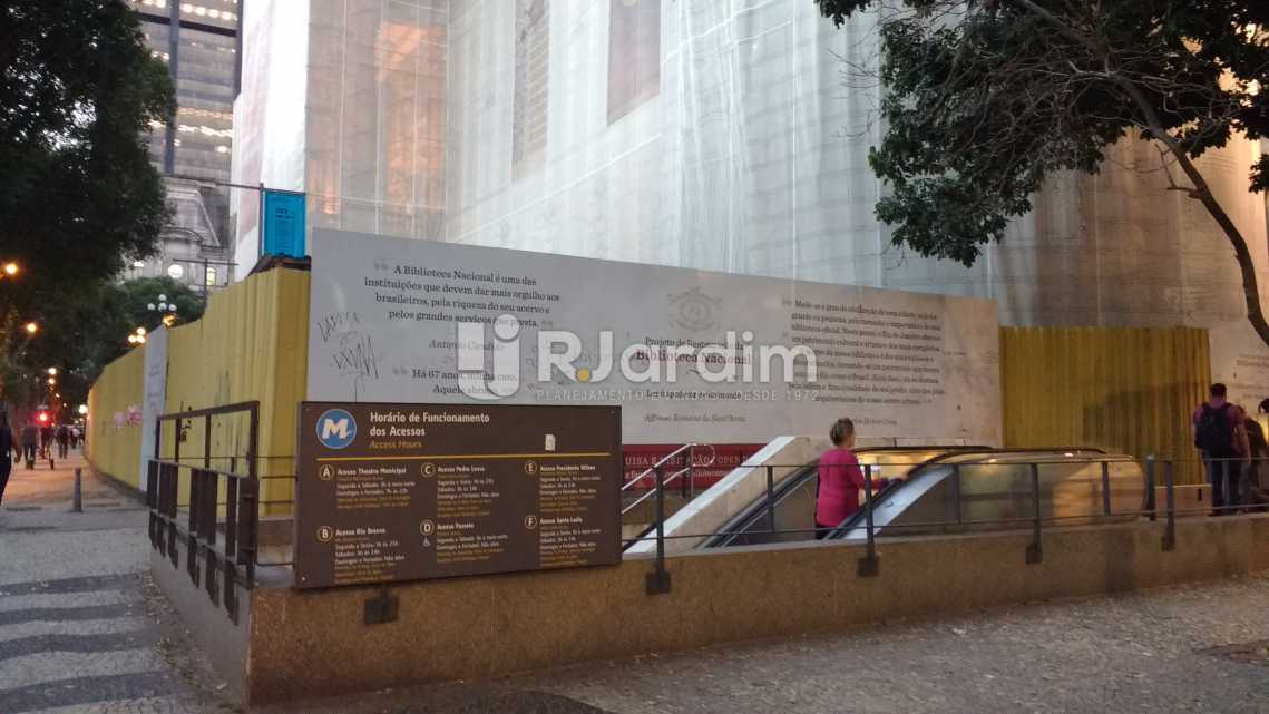 Conheça Estação Metrô Cinelândia do imóvel - Sala Comercial Centro Compra Venda Imóveis - LASL00115 - 21 Estação Metrô Cinelândia - Sala Comercial Centro Compra Venda Imóveis - LASL00115 - 21