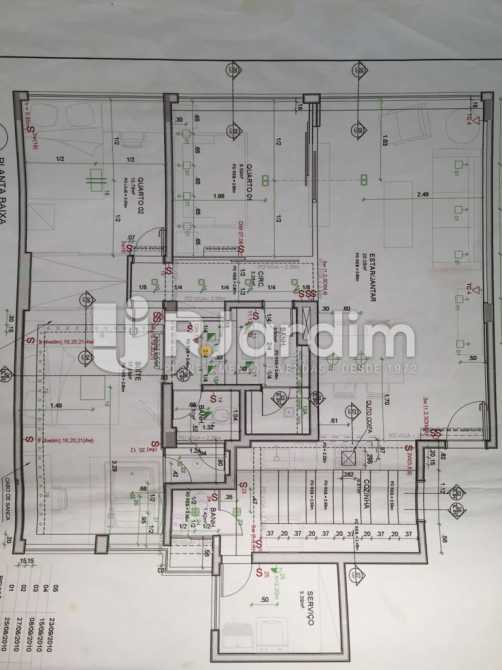 Conheça Planta do Apto Reformado do imóvel - Apartamento Residencial Copacabana - LAAP31241 - 5 Planta do Apto Reformado - Apartamento Residencial Copacabana - LAAP31241 - 5