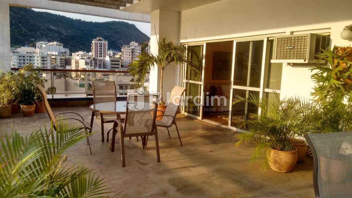 Conheça terraço do imóvel - Cobertura Residencial Lagoa - LACO40108 - 7 terraço - Cobertura Residencial Lagoa - LACO40108 - 7