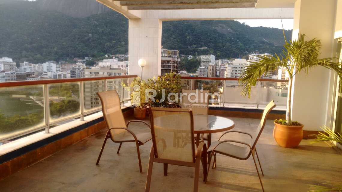 Conheça terraço do imóvel - Cobertura Residencial Lagoa - LACO40108 - 5 terraço - Cobertura Residencial Lagoa - LACO40108 - 5