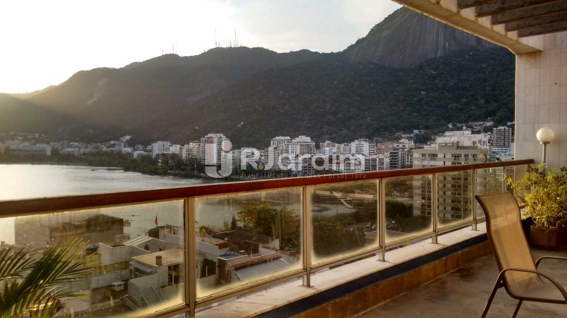 Conheça terraço do imóvel - Cobertura Residencial Lagoa - LACO40108 - 1 terraço - Cobertura Residencial Lagoa - LACO40108 - 1