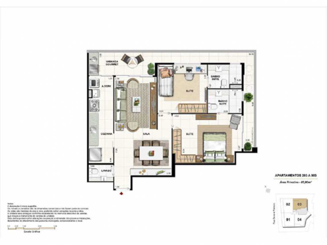 Conheça PLANTA3 do imóvel - Apartamento À VENDA, Botafogo, Rio de Janeiro, RJ - LAAP31321 - 16 PLANTA3 - Apartamento À VENDA, Botafogo, Rio de Janeiro, RJ - LAAP31321 - 16