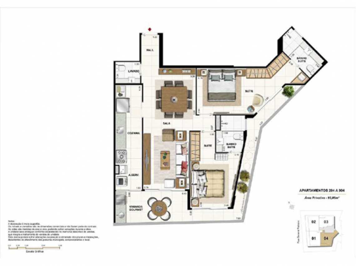Conheça PLANTA4 do imóvel - Apartamento À VENDA, Botafogo, Rio de Janeiro, RJ - LAAP31321 - 17 PLANTA4 - Apartamento À VENDA, Botafogo, Rio de Janeiro, RJ - LAAP31321 - 17