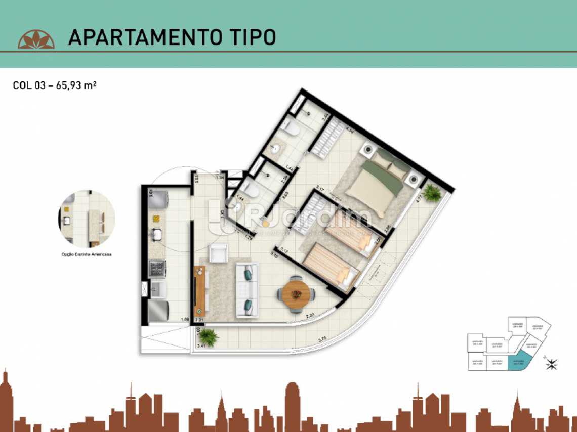 Conheça APARTAMENTO TIPO 03 do imóvel - Apartamento À Venda - Vila Isabel - Rio de Janeiro - RJ - LAAP20940 - 13 APARTAMENTO TIPO 03 - Apartamento À Venda - Vila Isabel - Rio de Janeiro - RJ - LAAP20940 - 13