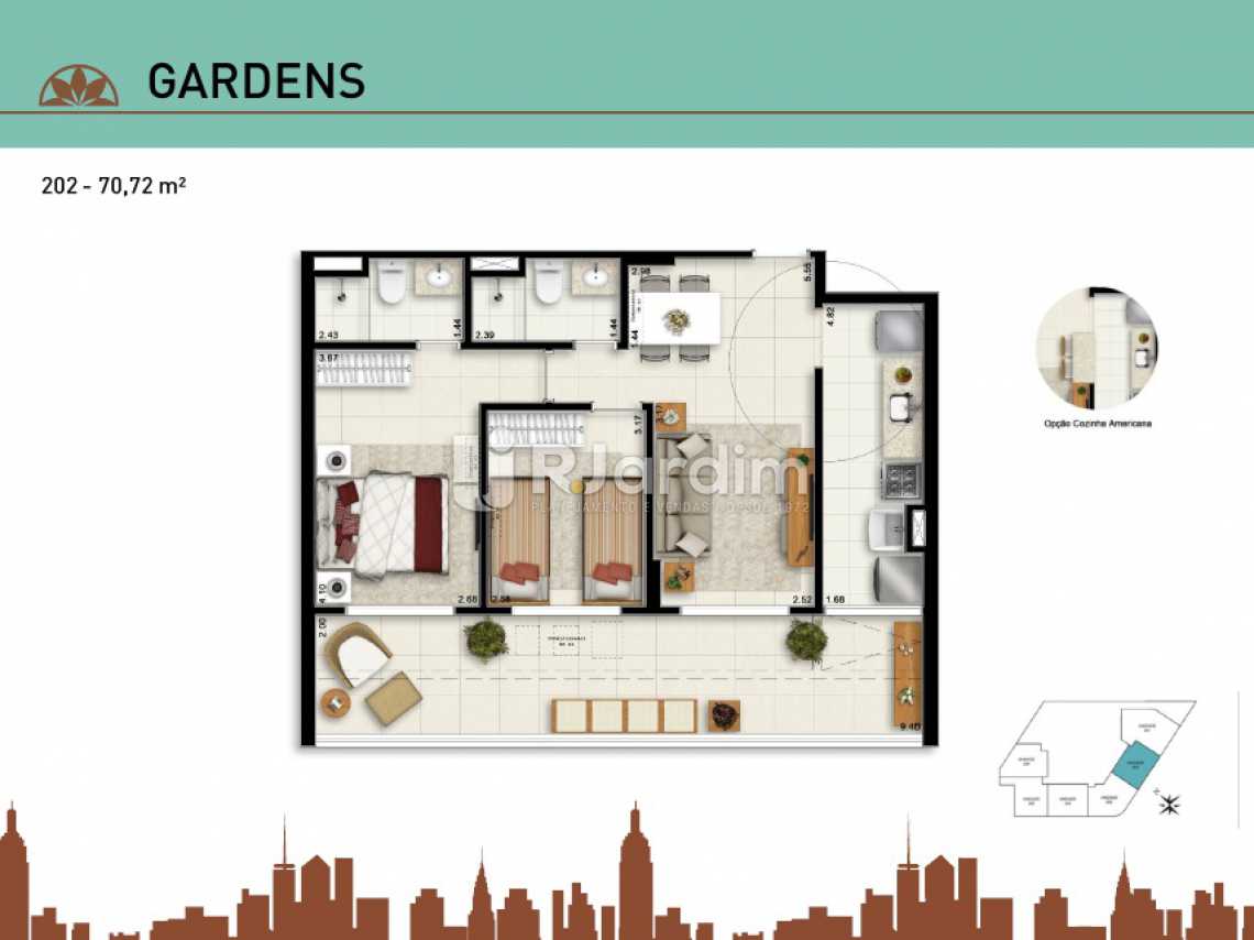 Conheça GARDENS 202 do imóvel - Apartamento À Venda - Vila Isabel - Rio de Janeiro - RJ - LAAP20940 - 19 GARDENS 202 - Apartamento À Venda - Vila Isabel - Rio de Janeiro - RJ - LAAP20940 - 19