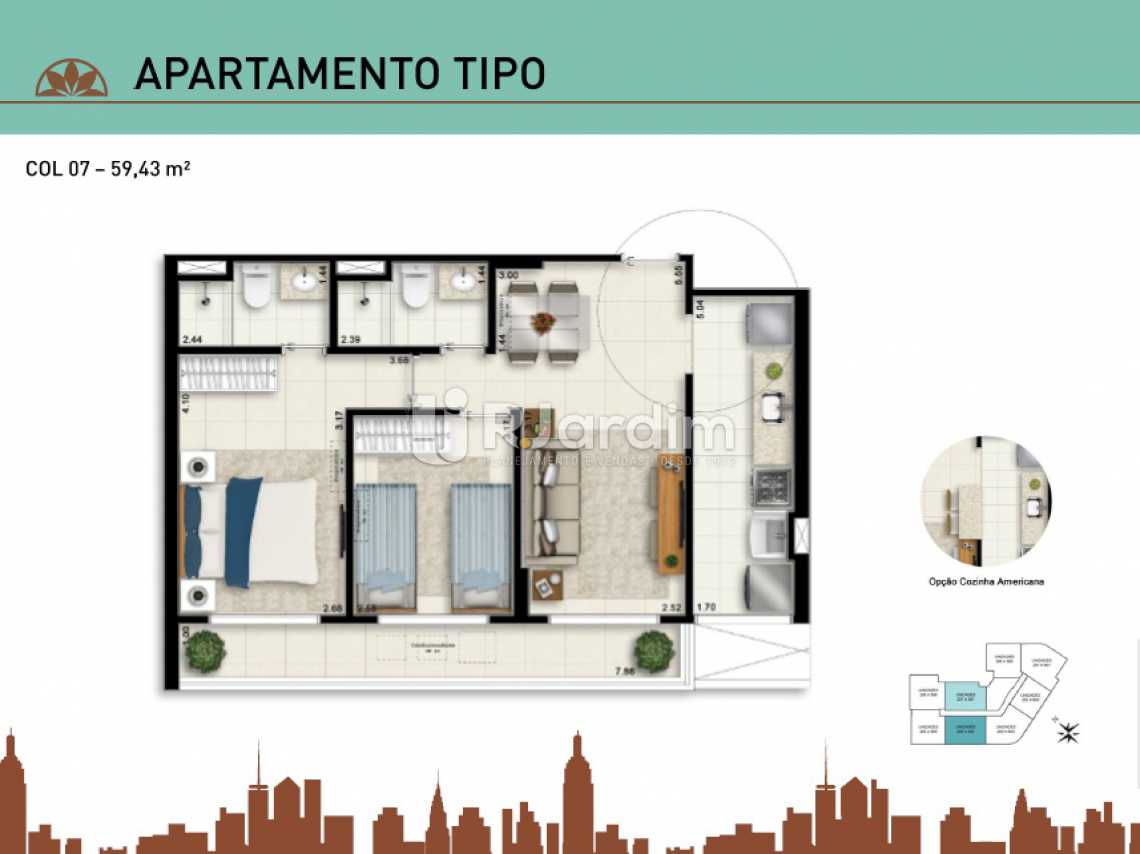 Conheça APARTAMENTO TIPO 07 do imóvel - Apartamento À Venda - Vila Isabel - Rio de Janeiro - RJ - LAAP20940 - 17 APARTAMENTO TIPO 07 - Apartamento À Venda - Vila Isabel - Rio de Janeiro - RJ - LAAP20940 - 17