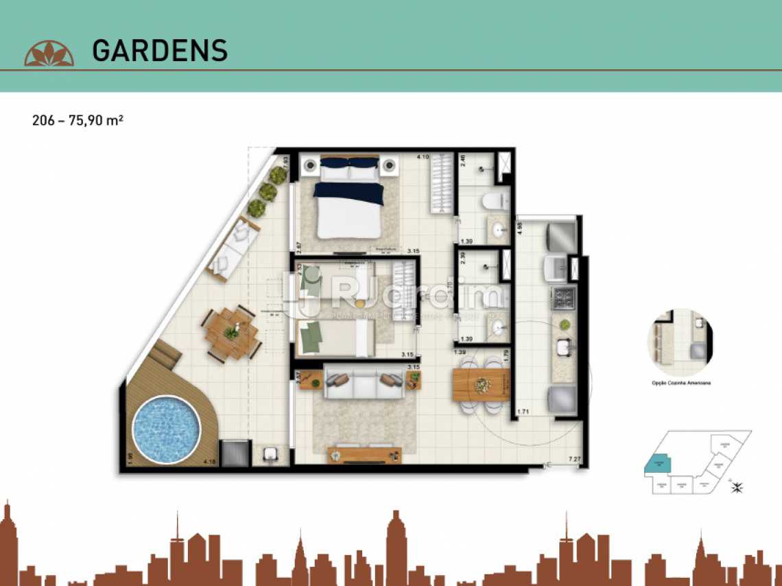 Conheça GARDENS 206 do imóvel - Apartamento À Venda - Vila Isabel - Rio de Janeiro - RJ - LAAP20940 - 23 GARDENS 206 - Apartamento À Venda - Vila Isabel - Rio de Janeiro - RJ - LAAP20940 - 23