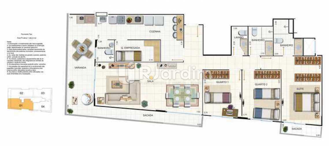 Conheça PLANTA COLUNA 1 do imóvel - Apartamento À VENDA, Botafogo, Rio de Janeiro, RJ - LAAP31372 - 10 PLANTA COLUNA 1 - Apartamento À VENDA, Botafogo, Rio de Janeiro, RJ - LAAP31372 - 10