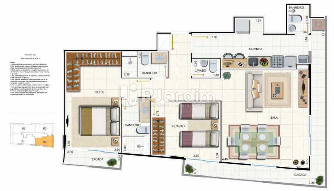 Conheça PLANTA COLUNA 4 do imóvel - Apartamento À VENDA, Botafogo, Rio de Janeiro, RJ - LAAP31372 - 13 PLANTA COLUNA 4 - Apartamento À VENDA, Botafogo, Rio de Janeiro, RJ - LAAP31372 - 13