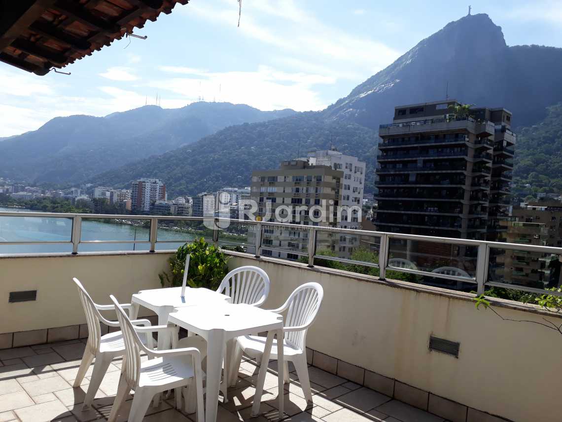 Conheça terraço vista Lagoa do imóvel - Cobertura Lagoa 2 Quartos Compra Venda Avaliação Imóveis - LACO20075 - 3 terraço vista Lagoa - Cobertura Lagoa 2 Quartos Compra Venda Avaliação Imóveis - LACO20075 - 3