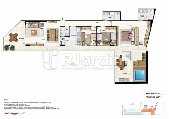 Conheça AP301-garden-gourmet do imóvel - Apartamento À VENDA, Botafogo, Rio de Janeiro, RJ - LAAP21192 - 17 AP301-garden-gourmet - Apartamento À VENDA, Botafogo, Rio de Janeiro, RJ - LAAP21192 - 17