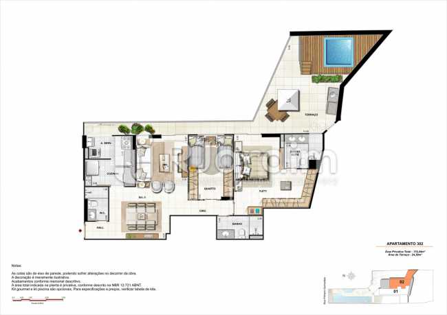 Conheça AP302-garden-gourmet do imóvel - Apartamento À VENDA, Botafogo, Rio de Janeiro, RJ - LAAP21192 - 18 AP302-garden-gourmet - Apartamento À VENDA, Botafogo, Rio de Janeiro, RJ - LAAP21192 - 18