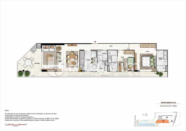 Conheça AP401-gourmet do imóvel - Apartamento À VENDA, Botafogo, Rio de Janeiro, RJ - LAAP21192 - 19 AP401-gourmet - Apartamento À VENDA, Botafogo, Rio de Janeiro, RJ - LAAP21192 - 19