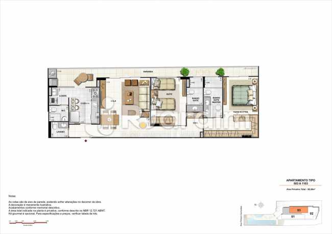 Conheça AP503-smart do imóvel - Apartamento À VENDA, Botafogo, Rio de Janeiro, RJ - LAAP21192 - 24 AP503-smart - Apartamento À VENDA, Botafogo, Rio de Janeiro, RJ - LAAP21192 - 24