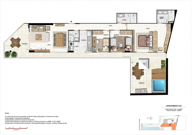 Conheça AP301-garden-gourmet do imóvel - Apartamento 2 quartos à venda Botafogo, Zona Sul,Rio de Janeiro - R$ 1.690.600 - LAAP21335 - 14 AP301-garden-gourmet - Apartamento 2 quartos à venda Botafogo, Zona Sul,Rio de Janeiro - R$ 1.690.600 - LAAP21335 - 14