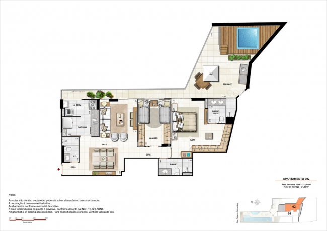 Conheça AP302-garden-gourmet do imóvel - Apartamento 2 quartos à venda Botafogo, Zona Sul,Rio de Janeiro - R$ 1.690.600 - LAAP21335 - 15 AP302-garden-gourmet - Apartamento 2 quartos à venda Botafogo, Zona Sul,Rio de Janeiro - R$ 1.690.600 - LAAP21335 - 15