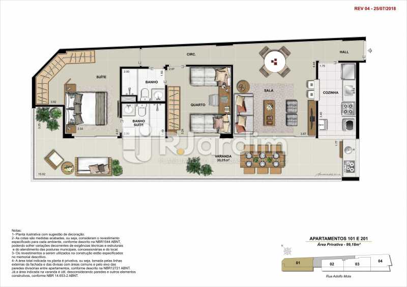 Conheça AP 101 do imóvel - Apartamento À Venda - Tijuca - Rio de Janeiro - RJ - LAAP21341 - 6 AP 101 - Apartamento À Venda - Tijuca - Rio de Janeiro - RJ - LAAP21341 - 6