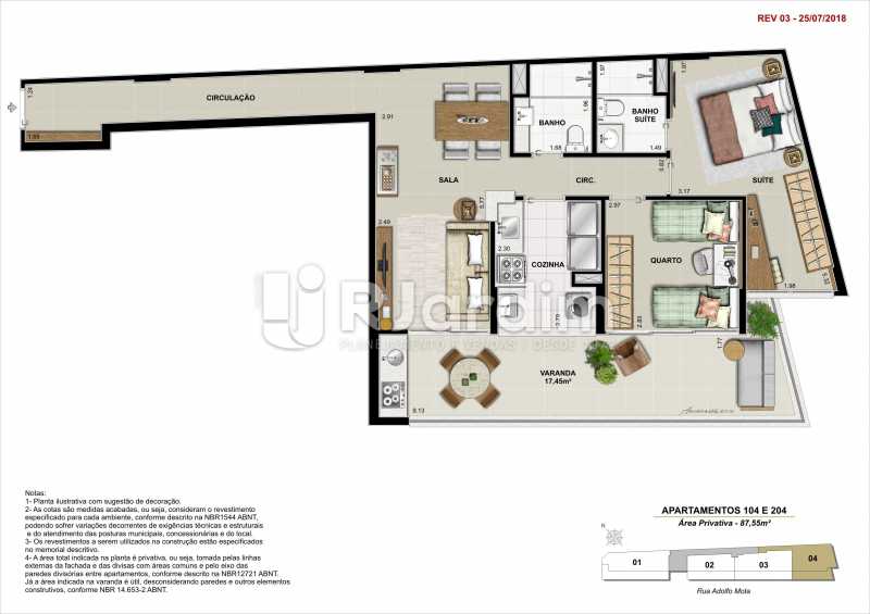 Conheça AP 104 do imóvel - Apartamento À Venda - Tijuca - Rio de Janeiro - RJ - LAAP21342 - 9 AP 104 - Apartamento À Venda - Tijuca - Rio de Janeiro - RJ - LAAP21342 - 9