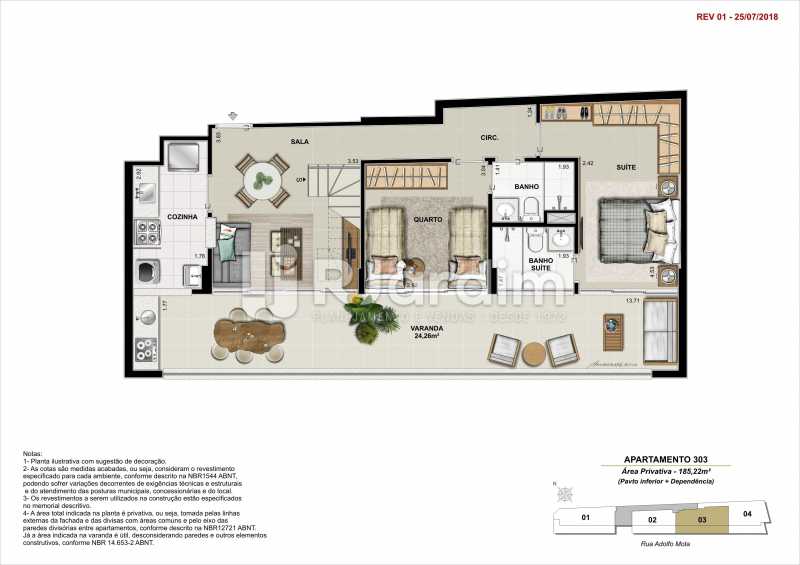 Conheça AP 303 do imóvel - Apartamento À Venda - Tijuca - Rio de Janeiro - RJ - LAAP21342 - 12 AP 303 - Apartamento À Venda - Tijuca - Rio de Janeiro - RJ - LAAP21342 - 12