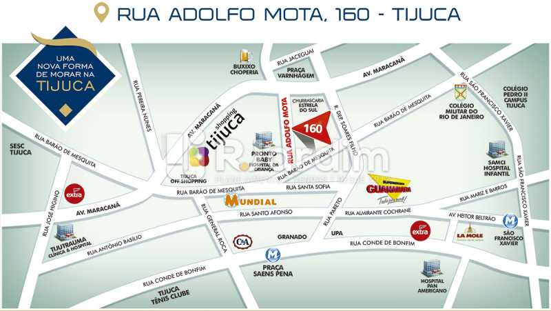 Conheça LOCALIZAÇÃO do imóvel - Apartamento À Venda - Tijuca - Rio de Janeiro - RJ - LAAP21342 - 18 LOCALIZAÇÃO - Apartamento À Venda - Tijuca - Rio de Janeiro - RJ - LAAP21342 - 18