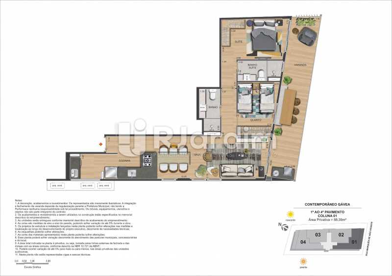 Conheça CONTEMPORÂNEO GÁVEA do imóvel - Apartamento À Venda - Gávea - Rio de Janeiro - RJ - LAAP21635 - 26 CONTEMPORÂNEO GÁVEA - Apartamento À Venda - Gávea - Rio de Janeiro - RJ - LAAP21635 - 26