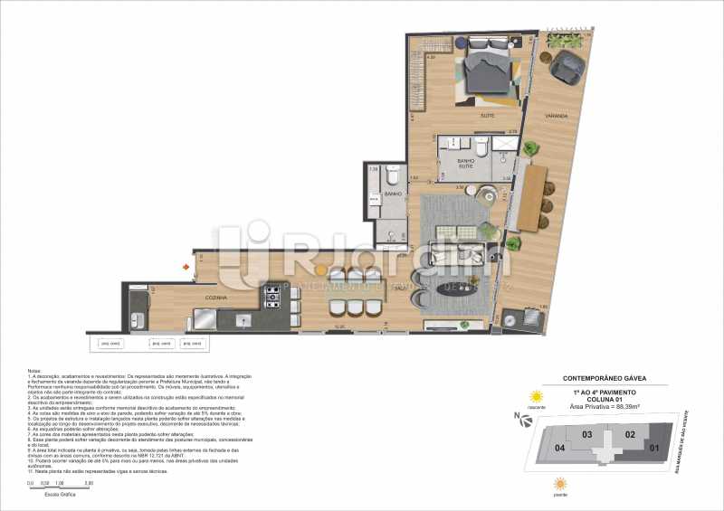 Conheça CONTEMPORÂNEO GÁVEA do imóvel - Apartamento À Venda - Gávea - Rio de Janeiro - RJ - LAAP21635 - 27 CONTEMPORÂNEO GÁVEA - Apartamento À Venda - Gávea - Rio de Janeiro - RJ - LAAP21635 - 27