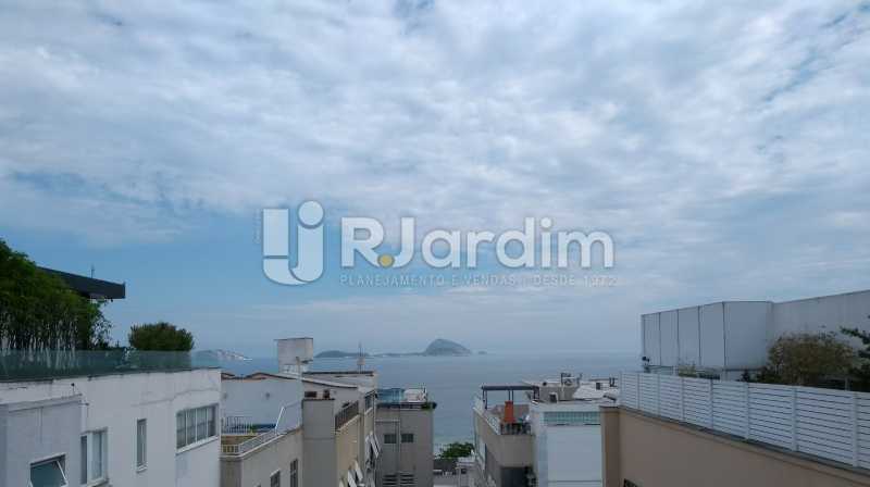 Conheça vista mar / terraço do imóvel - Compra Venda Avaliação Imóveis Cobertura Leblon 4 Quartos - LACO40166 - 6 vista mar / terraço - Compra Venda Avaliação Imóveis Cobertura Leblon 4 Quartos - LACO40166 - 6