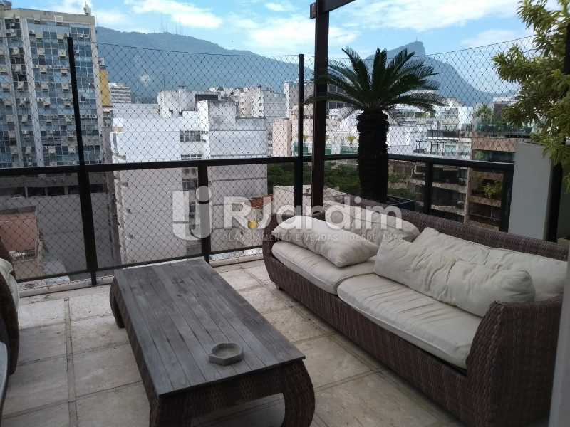 Conheça varanda / segundo piso do imóvel - Compra Venda Avaliação Imóveis Cobertura Leblon 4 Quartos - LACO40166 - 7 varanda / segundo piso - Compra Venda Avaliação Imóveis Cobertura Leblon 4 Quartos - LACO40166 - 7