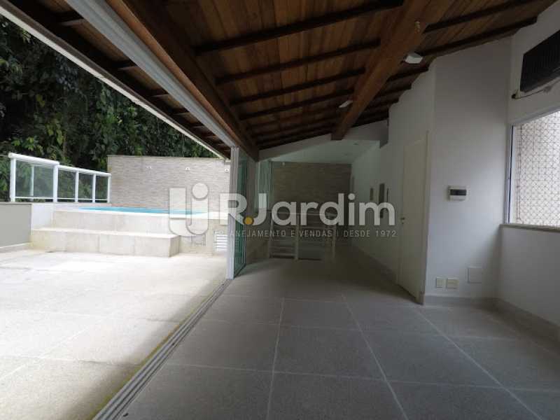 Conheça Sala terraço do imóvel - Aluguel Administração Imóveis Cobertura Leblon 4 Quartos - LACO40171 - 26 Sala terraço - Aluguel Administração Imóveis Cobertura Leblon 4 Quartos - LACO40171 - 26